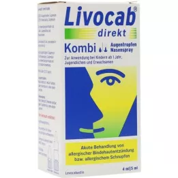 LIVOCAB Direk Kombi 4 ml EyeTr.+5 ml nasal spray, 1 P