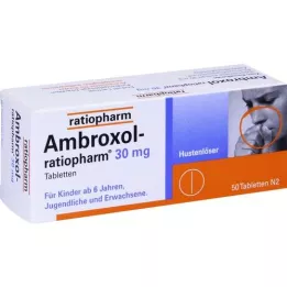 Ambroxolratiopharm 30 mg cough solder tablets, 50 pcs