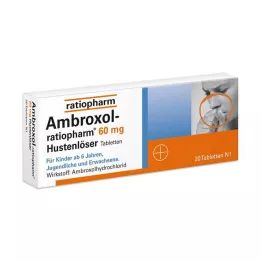 AMBROXOL-ratiopharm 60 mg cough expectorant tablets, 20 pcs