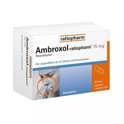 Ambroxol ratiopharm 75 cough release, 50 pcs