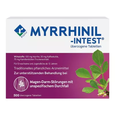 MYRRHINIL INTEST coated tablets, 500 pcs MYRRHINIL INTEST coated tablets, 500 pcs