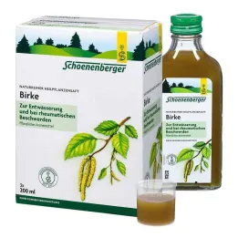 Birch sap Schoenenberger, 3X200 ml
