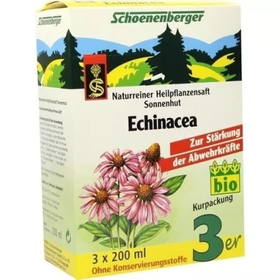 ECHINACEA SAFT Schoenenberger Heilpflanzensäfte, 3X200 ml
