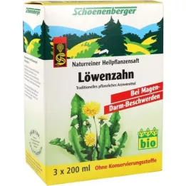 LÖWENZAHN SAFT Schoenenberger Heilpflanz.Säfte, 3X200 ml