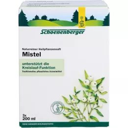 MISTEL SAFT Schoenenberger Soki roślinne, 3x200 ml