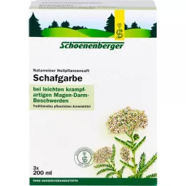 SCHAFGARBENSAFT Schoenenberger medicinal plant juices, 3X200 ml