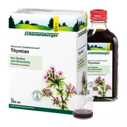 THYMIAN SAFT Schoenenberger medicinal plant juices, 3X200 ml