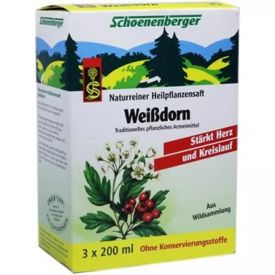 WEISSDORN SAFT Schoenenberger Heilpflanzensäfte, 3X200 ml