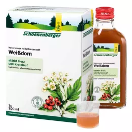 WEISSDORN SAFT Schoenenberger medicinal plant juices, 3X200 ml