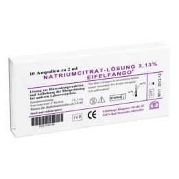 Natrum citricum 3.13% ampoules, 10X2 ml