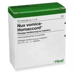 NUX VOMICA HOMACCORD ampoules, 10 pcs