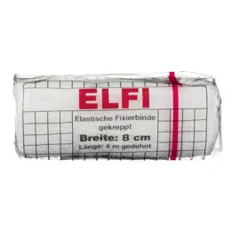 Dracoelfi elastic fixing bandage 8cmx4m creped cello, 1 piece