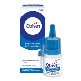 OTRIVEN 0.1% nasal drops for adults and school children, 10 ml