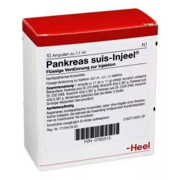 PANKREAS SUIS Injeel ampoules, 10 pcs