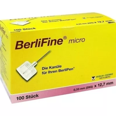 BERLIFINE micro Kanülen 0,33x12,7 mm, 100 St
