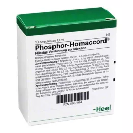 PHOSPHOR HOMACCORD ampoules, 10 pcs