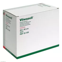 VLIWAZELL Suction compresses sterile 20x40 cm, 12 pieces