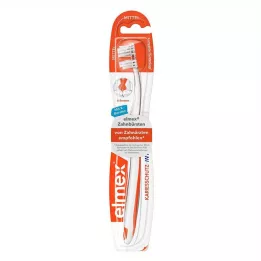 ELMEX Interx caries protection short head toothbrush medium, 1 pcs