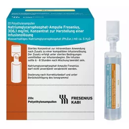 NATRIUMGLYCEROPHOSPHAT Ampoule Infusion Solution Concentrate, 20X10 ml