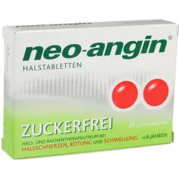 NEO-ANGIN Half tablets sugar -free, 24 pcs