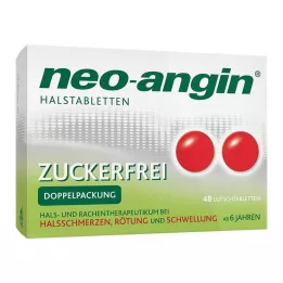 NEO-ANGIN Sugar-free throat lozenges, 48 pcs