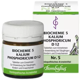 BIOCHEMIE 5 Kalium phosphoricum D 12 Tabletten, 80 St