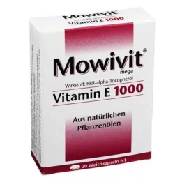 MOWIVIT Vitamin E 1000 capsules, 20 pcs