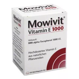 MOWIVIT Vitamin E 1000 capsules, 50 pcs