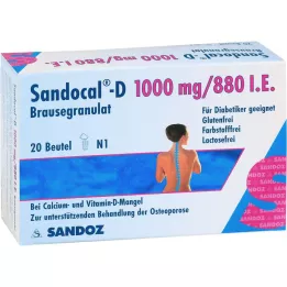 Granulki Sandocal D 1000/880, 20 szt
