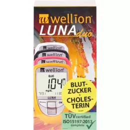 WELLION Lunaduo BZ-Messef.Set MG/DL Schwarz, 1 pcs