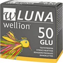 WELLION LUNA Blood glucose test strips, 50 pcs