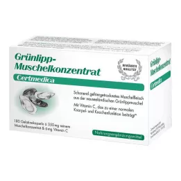 GRÜNLIPPMUSCHEL KONZENTRAT Kapseln, 180 pcs