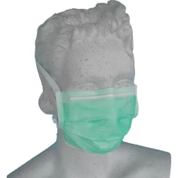 Face masks with bracket green, 50 pcs