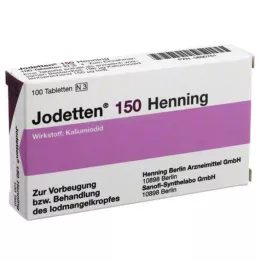 JODETTEN 150 Henning tablets, 100 pcs