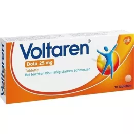 VOLTAREN Dolo 25 mg επικαλυμμένα δισκία, 10 τεμ