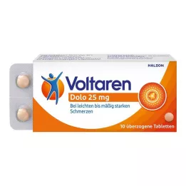 VOLTAREN Dolo 25 mg coated tablets, 10 pcs