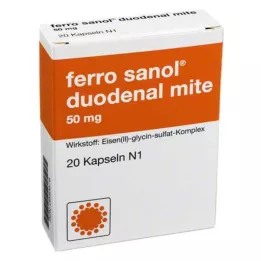 FERRO SANOL duodenal mite 50 mg gastric juice hard, 20 pcs