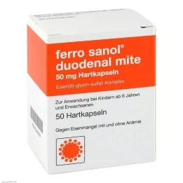 FERRO SANOL duodenal mite 50 mg gastric juice hard, 50 pcs