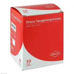 Suction compresses non-sterile 10x1, 30 pcs