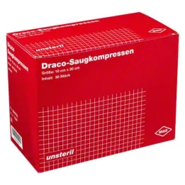 Suction compresses non-sterile 10x2, 30 pcs