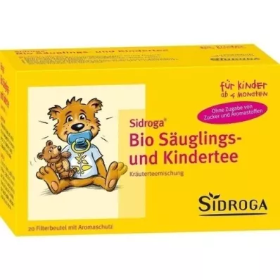 SIDROGA Bio Säuglings- und Kindertee Filterbeutel, 20X1.3 g