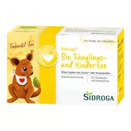 SIDROGA Organic Infant and Childrens Tea Filter Bags, 20X1.3 g