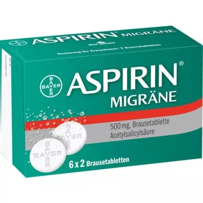 ASPIRIN MIGRÄNE Tabletki oddechowe, 12 szt