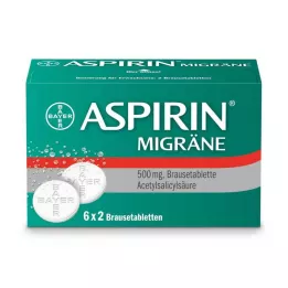 ASPIRIN MIGRÄNE Effervescent tablets, 12 pcs