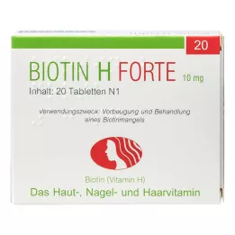 BIOTIN H forte tablets, 20 pcs