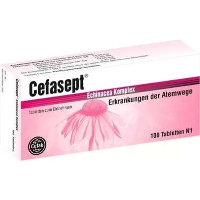 CEFASEPT Echinacea complex tablets, 100 pcs CEFASEPT Echinacea complex tablets, 100 pcs