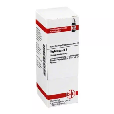 PHYTOLACCA D 1 Dilution, 20 ml