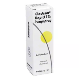 CLODERM Liquid 1% pump spray, 30 ml