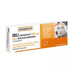 IBU-RATIOPHARM 200 mg acute pain tablets, film-coated tablets, 20 pcs