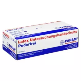 HANDSCHUHE Disposable latex powder-free L, 100 pcs